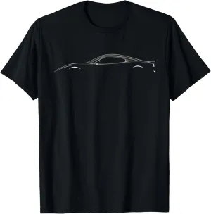 Legendary Racing Sports Car Iconic Racing Car Silhouette T-Shirt