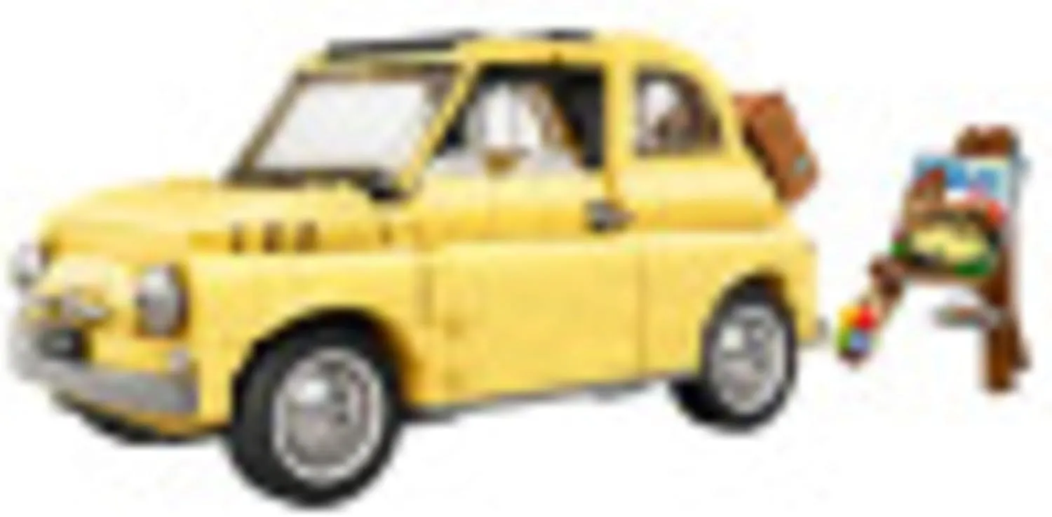 LEGO Creator Expert Fiat 500 10271 Toy Car Building Set for Adults and Fans of Model Kits Sets Idea (960 Pieces)