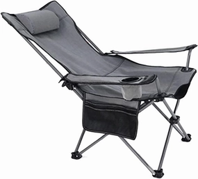 Lightweight Camping Chair Camping Chair Heavy Duty Portable Lawn Folding Backpack Chairs for Adults Outdoor Arm Chair with Cup Holder Pillow Outdoor Hiking