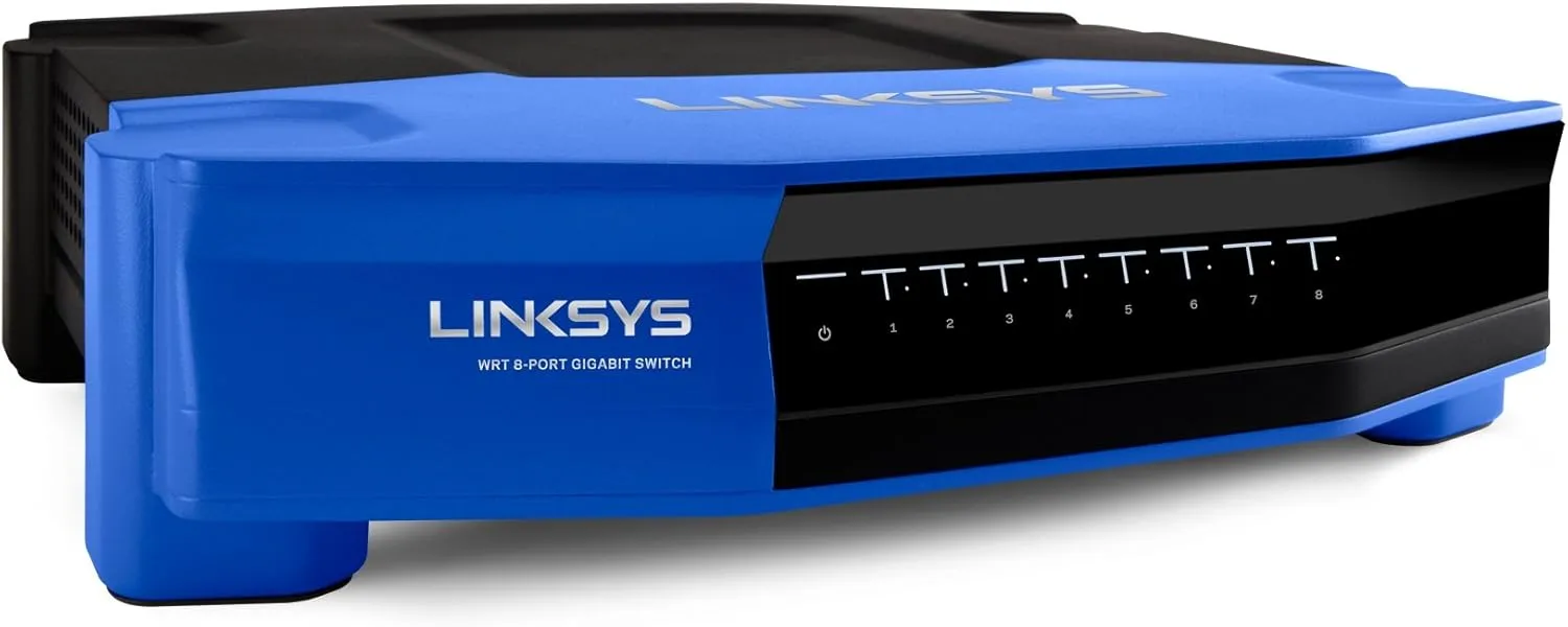 Linksys WRT 8-Port Gigabit Switch, Works with Linksys WRT1900AC Wi-Fi Router (SE4008)