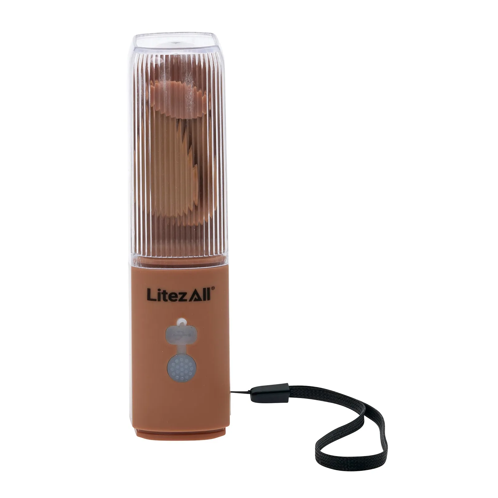 LitezAll Rechargeable Pocket Fan with Flashlight