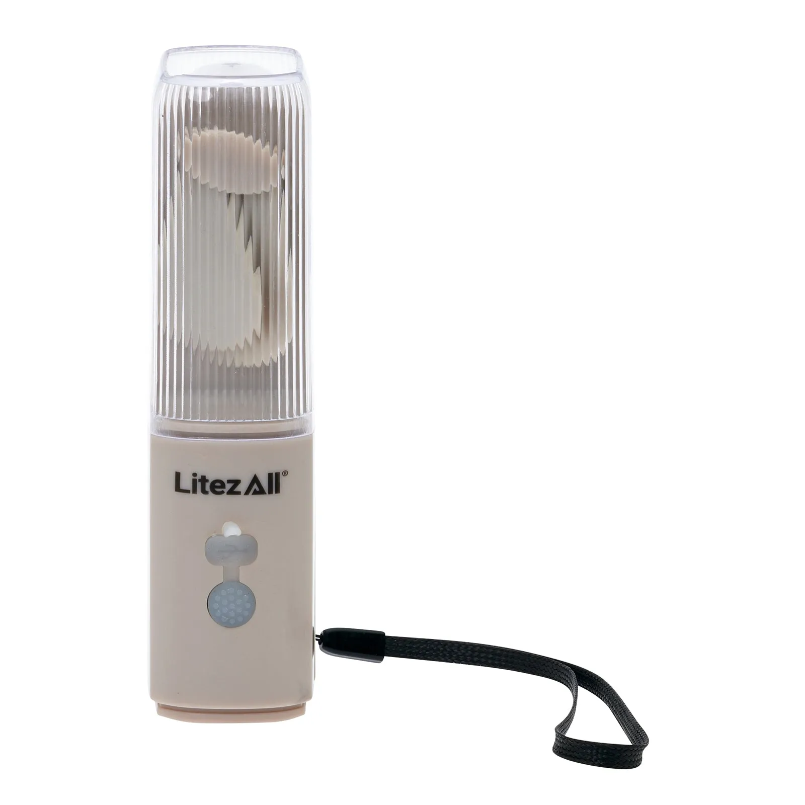 LitezAll Rechargeable Pocket Fan with Flashlight