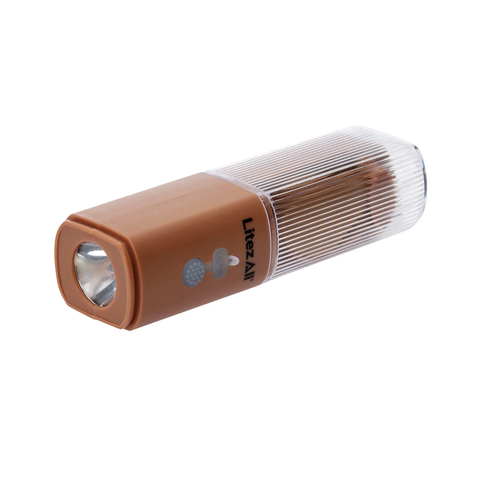 LitezAll Rechargeable Pocket Fan with Flashlight