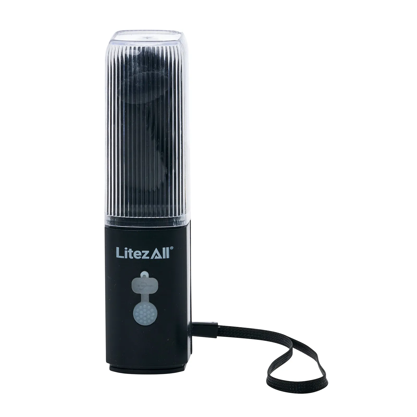 LitezAll Rechargeable Pocket Fan with Flashlight