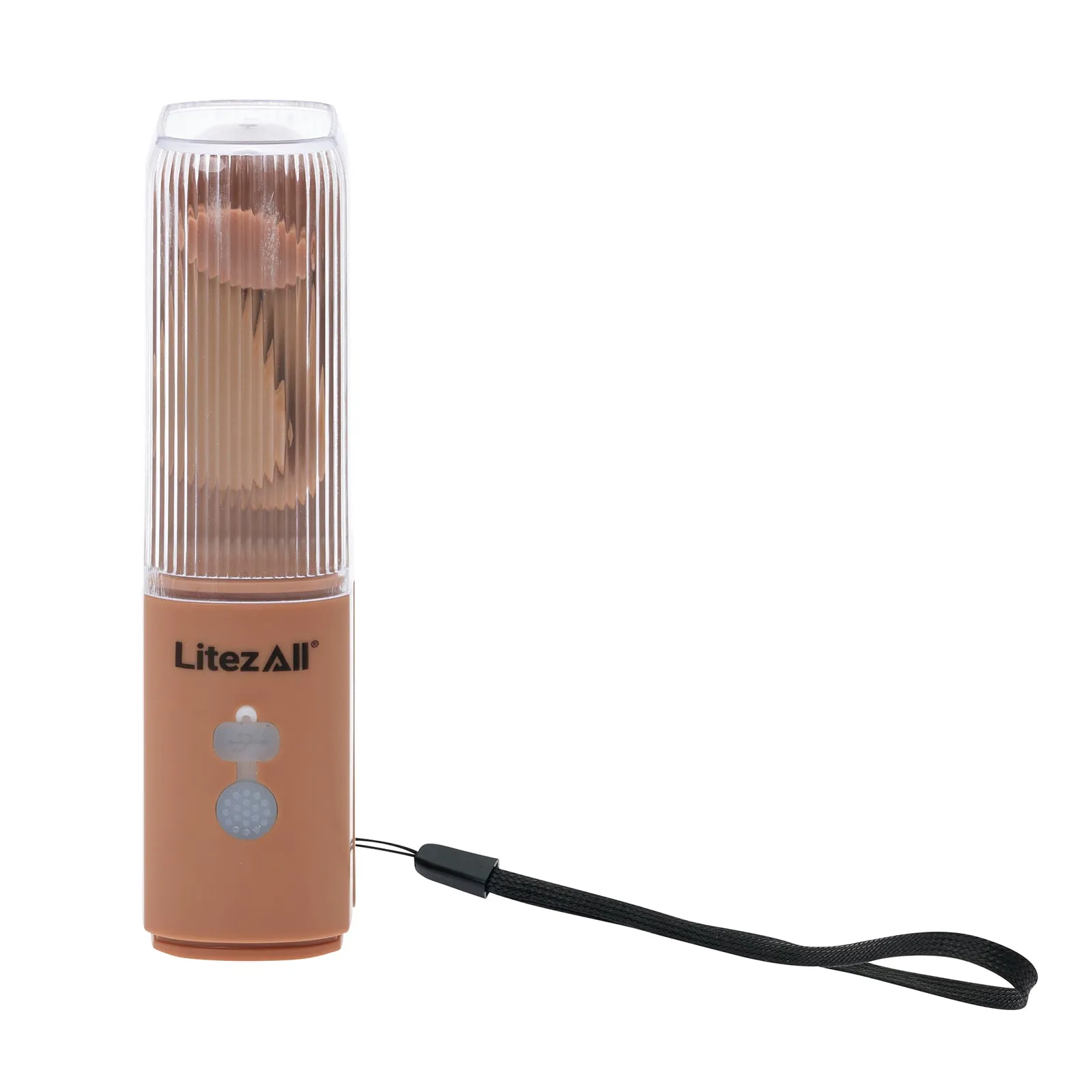 LitezAll Rechargeable Pocket Fan with Flashlight