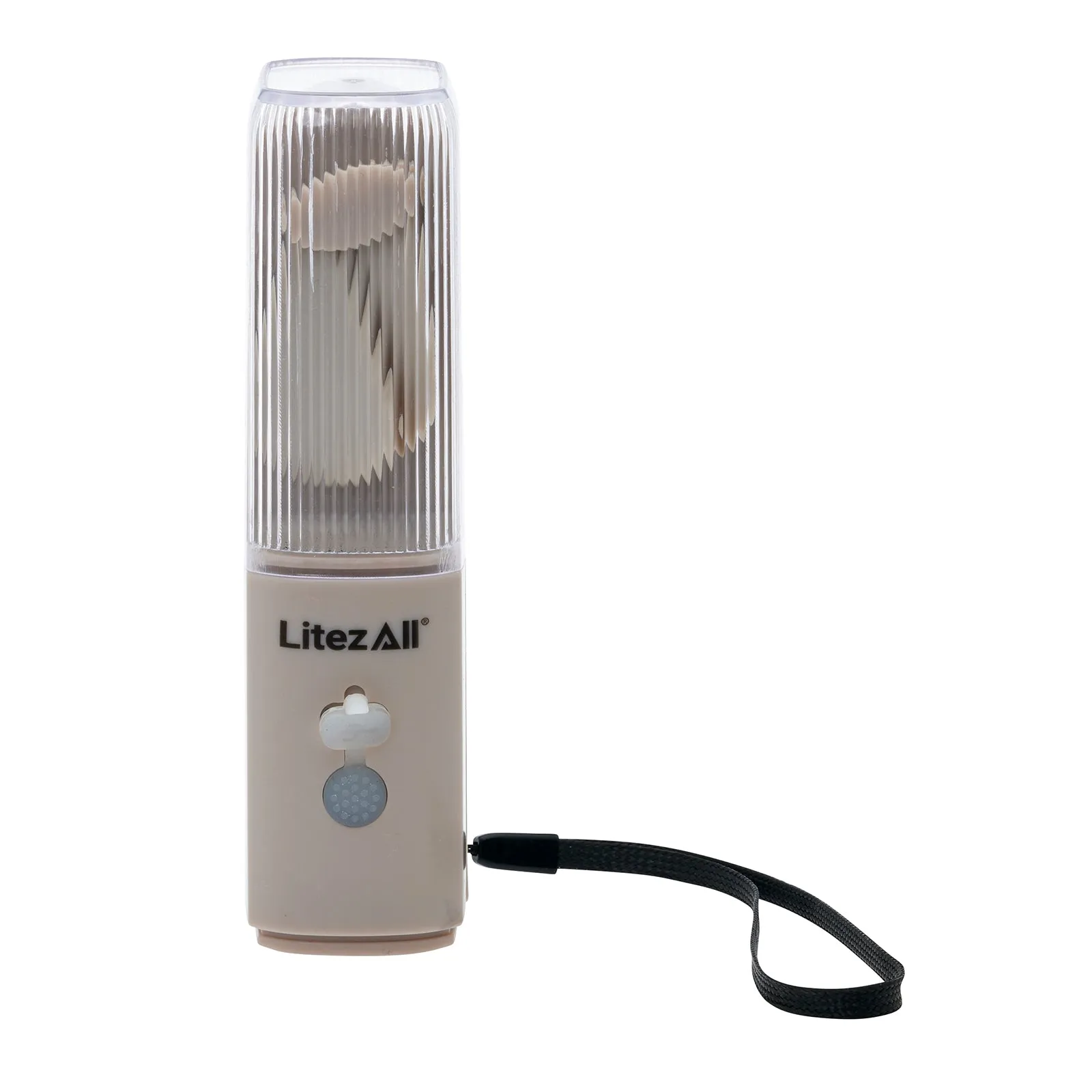 LitezAll Rechargeable Pocket Fan with Flashlight