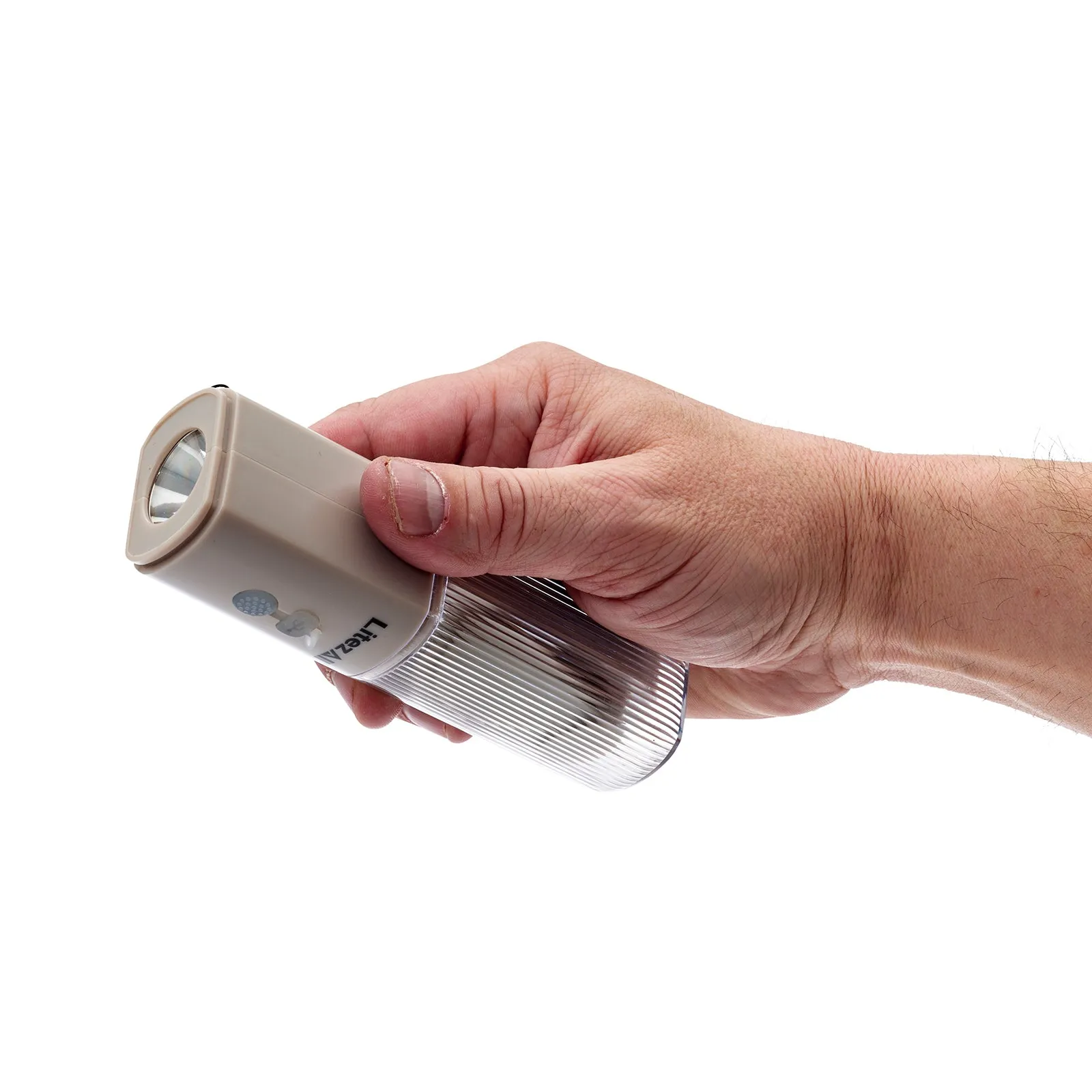 LitezAll Rechargeable Pocket Fan with Flashlight