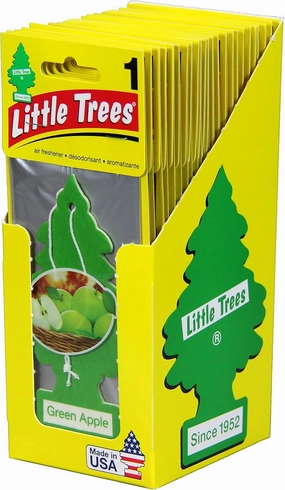 LITTLE TREES Car Air Freshener | Hanging Paper Tree for Home or Car | 24 Pack