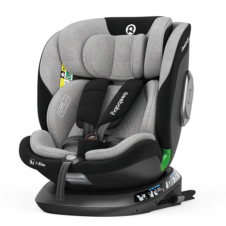 Luxury Eco-Friendly Non-Toxic 360° Rotation Baby Car Seat | ECE R129 Certified | ISOFIX | Washable Cover