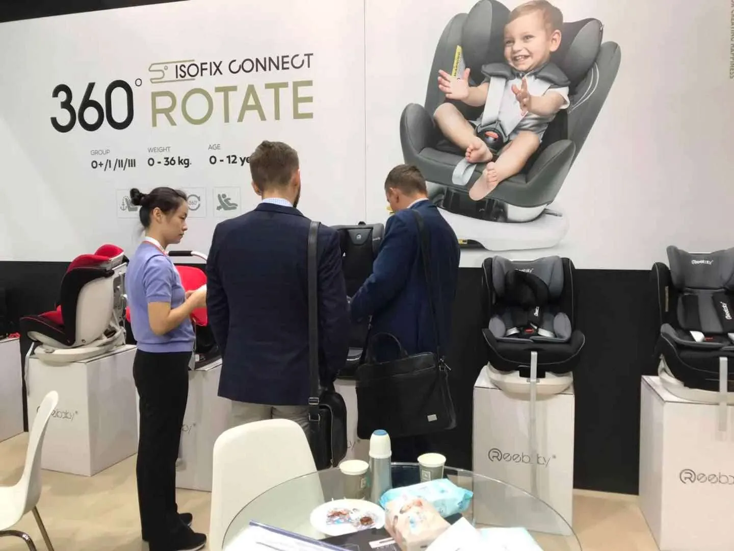 Luxury Eco-Friendly Non-Toxic 360° Rotation Baby Car Seat | ECE R129 Certified | ISOFIX | Washable Cover