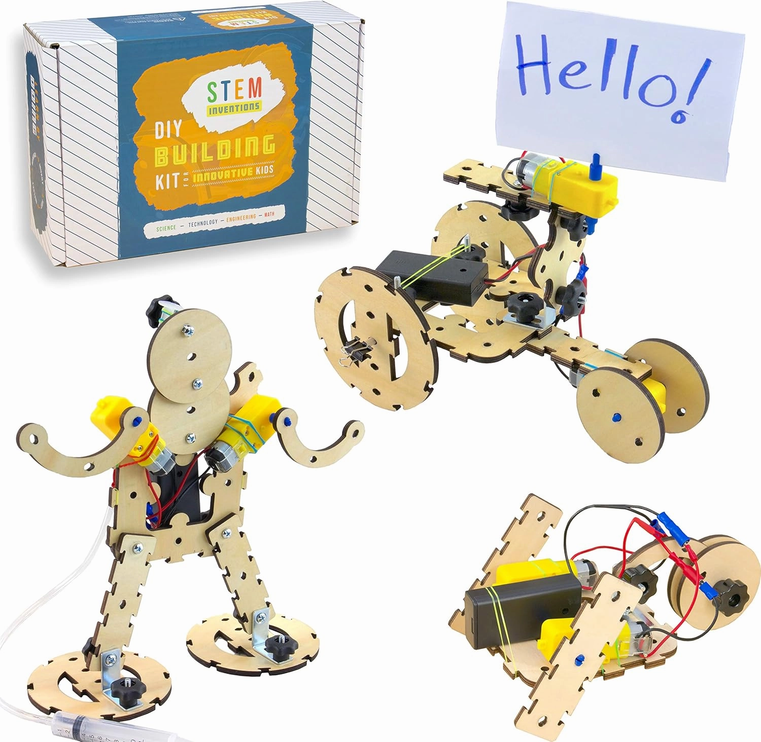 Machine Creation Kit - Open-Ended STEM Building Challenges to Inspire Inventive Thinking | Ages 8  | Engineering, Science, and Technology Toy