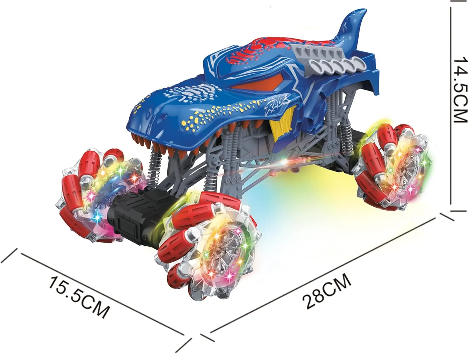 Maggie High-Speed Sports Racing Car | 360-Degree Flips | All-Terrain Performance | Bright LED Lights & Sound | Kid & Adult RC Car Unleash Unmatched Excitement
