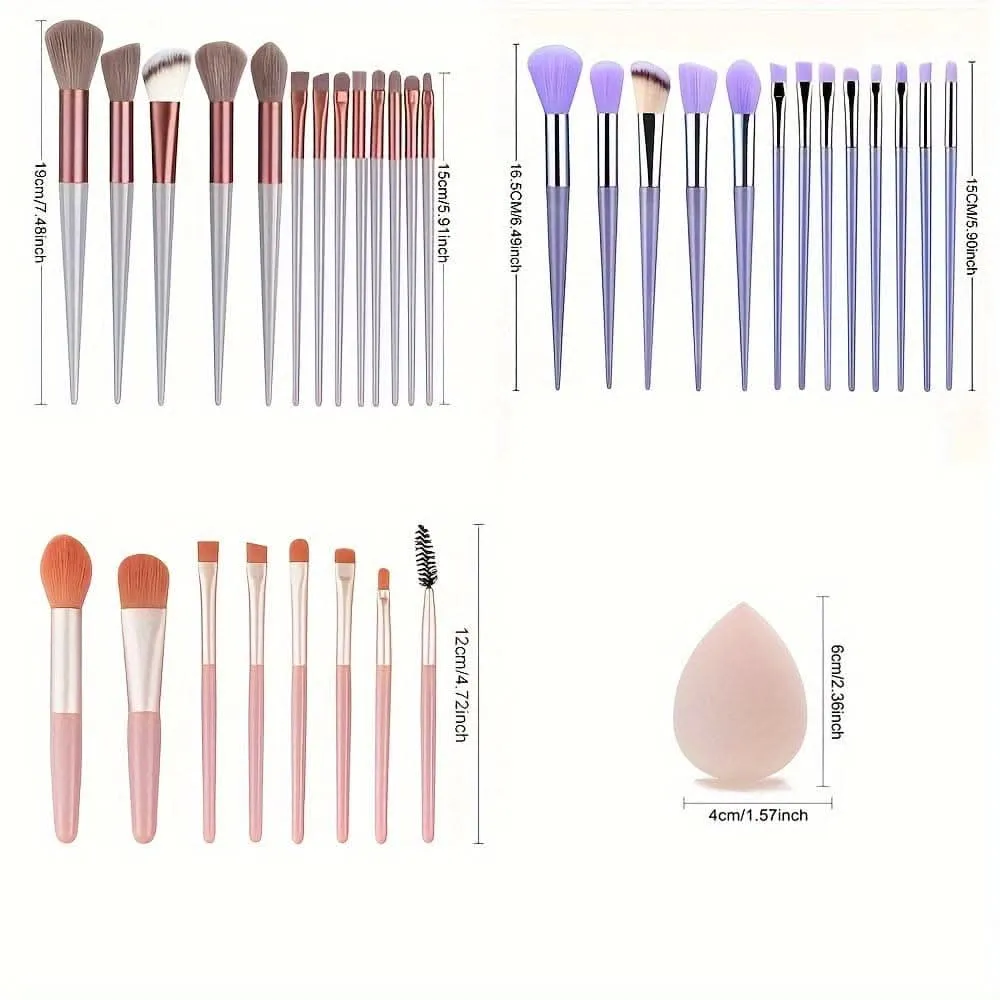 Makeup Brush Set with Soft Blending Make Up Brushes(13pcs.)