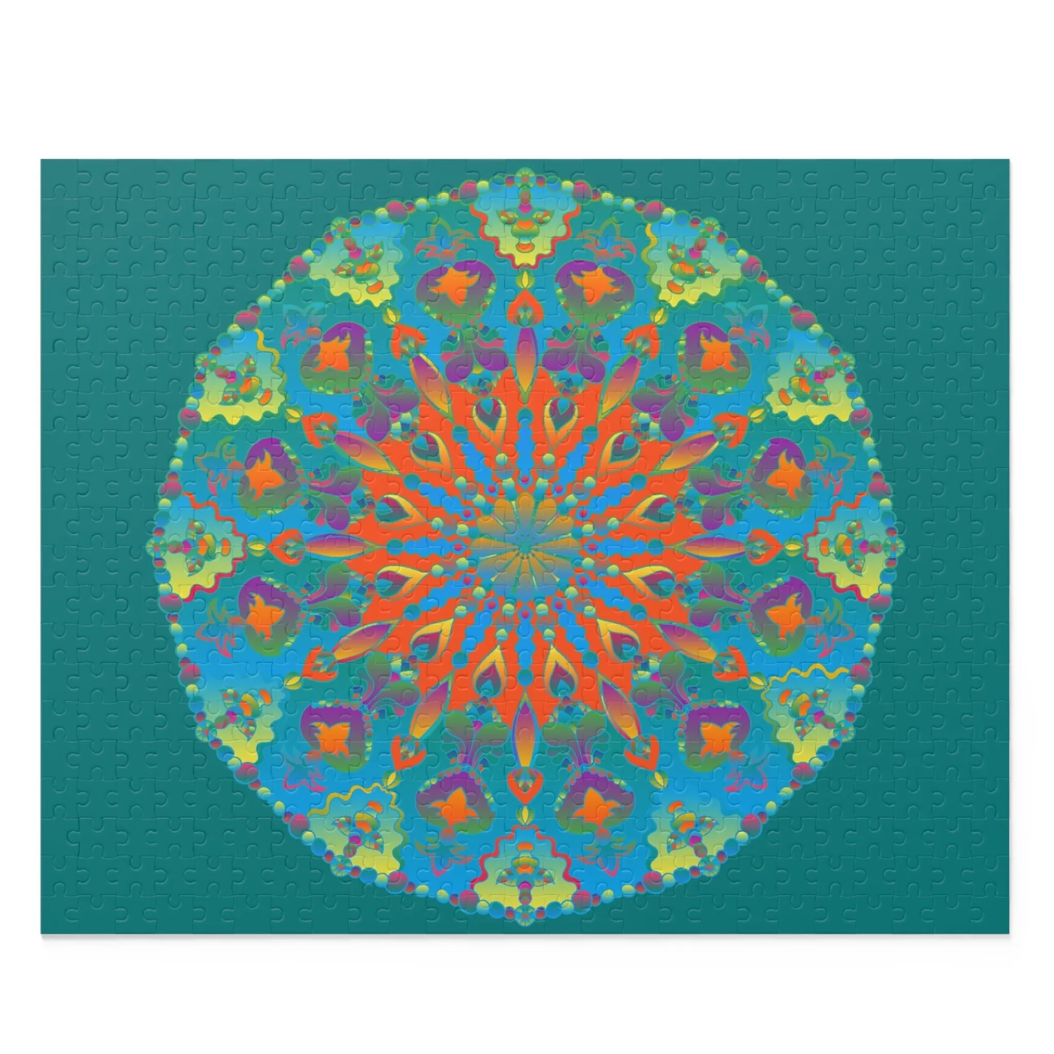 Mandala Art Puzzle - Colorful 252-500 Pieces