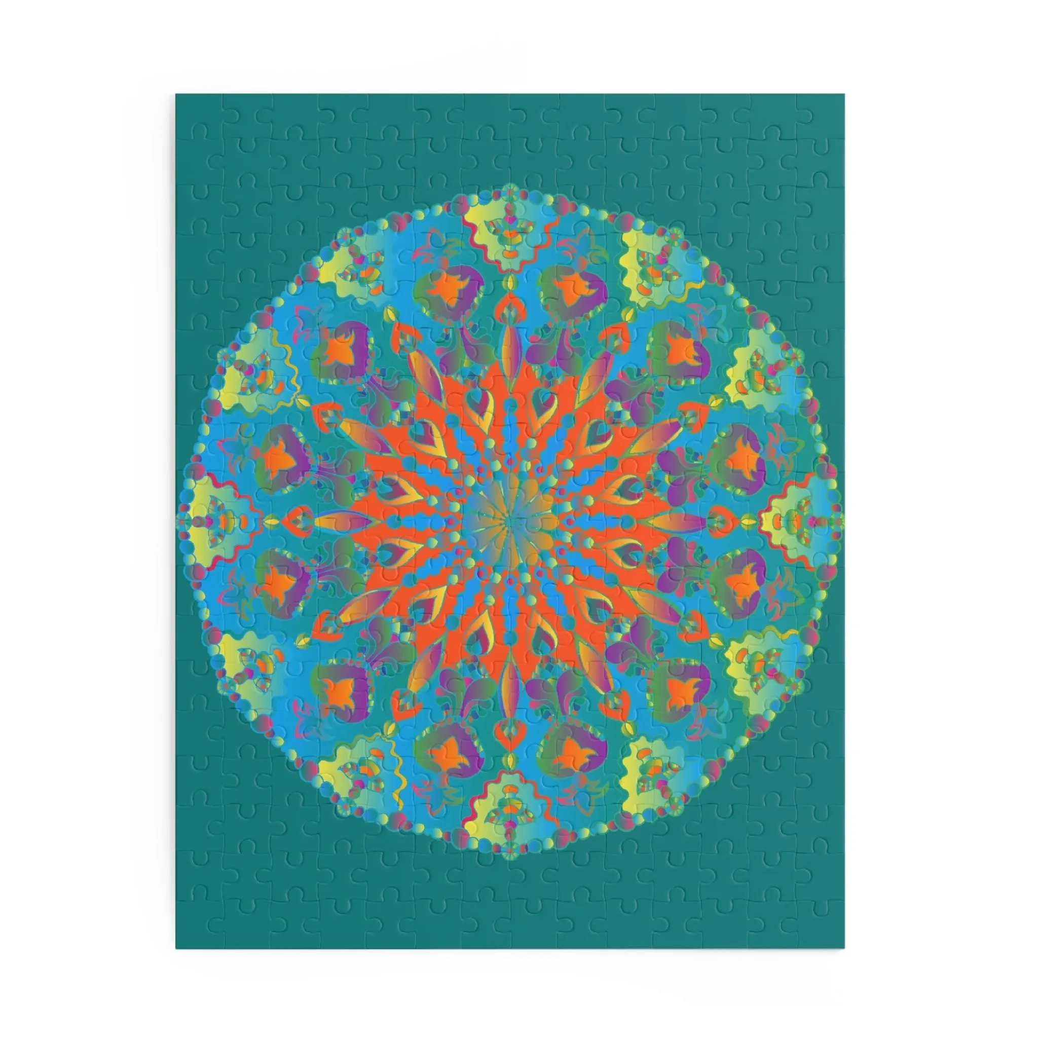 Mandala Art Puzzle - Colorful 252-500 Pieces