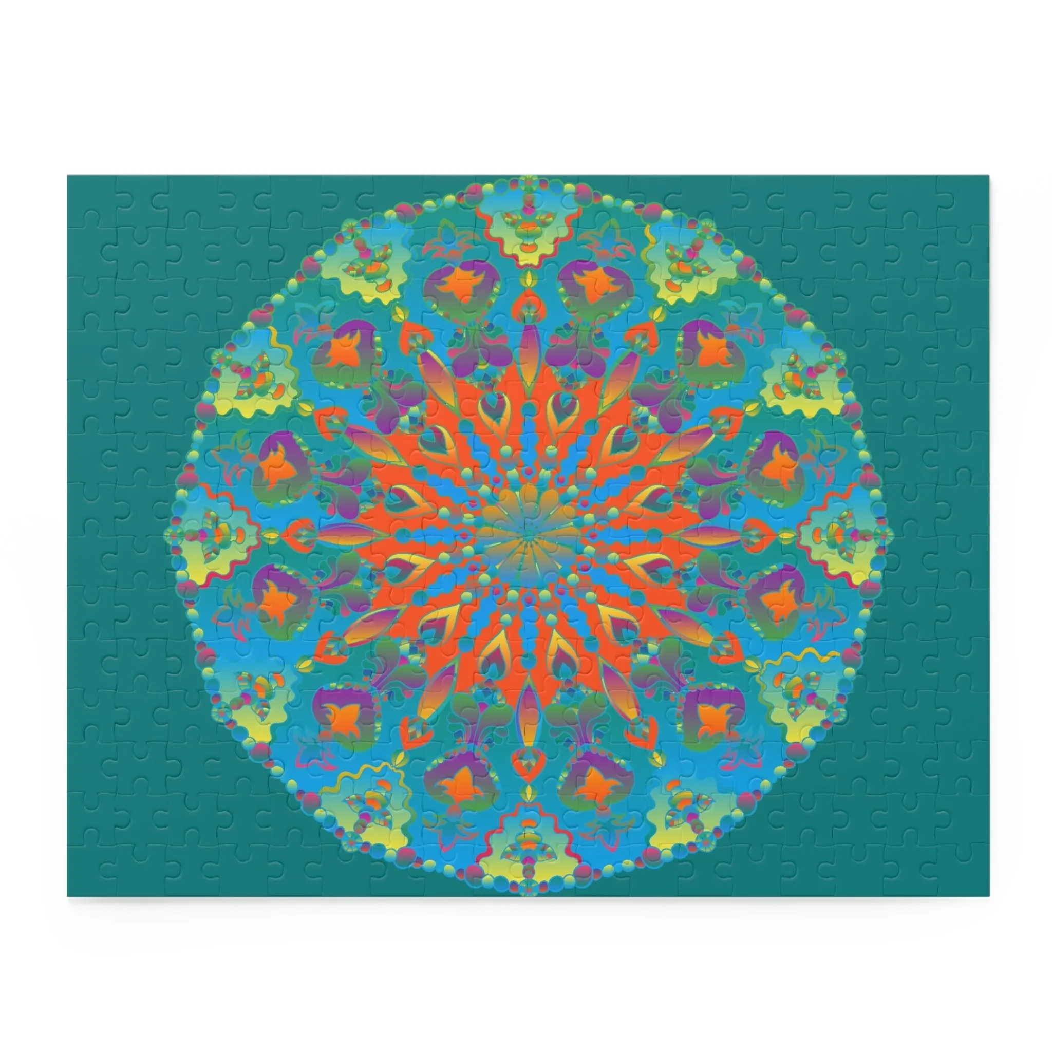 Mandala Art Puzzle - Colorful 252-500 Pieces