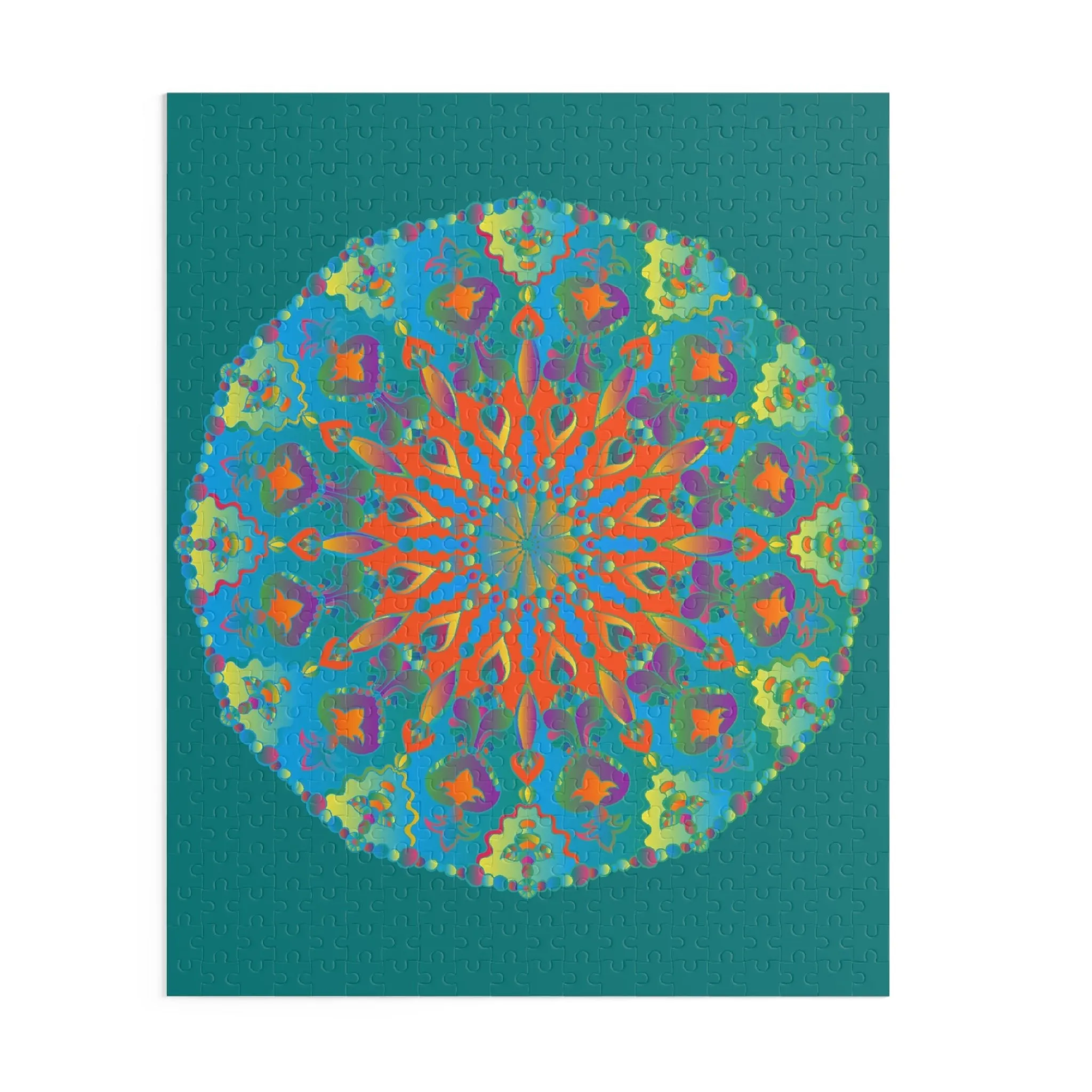 Mandala Art Puzzle - Colorful 252-500 Pieces