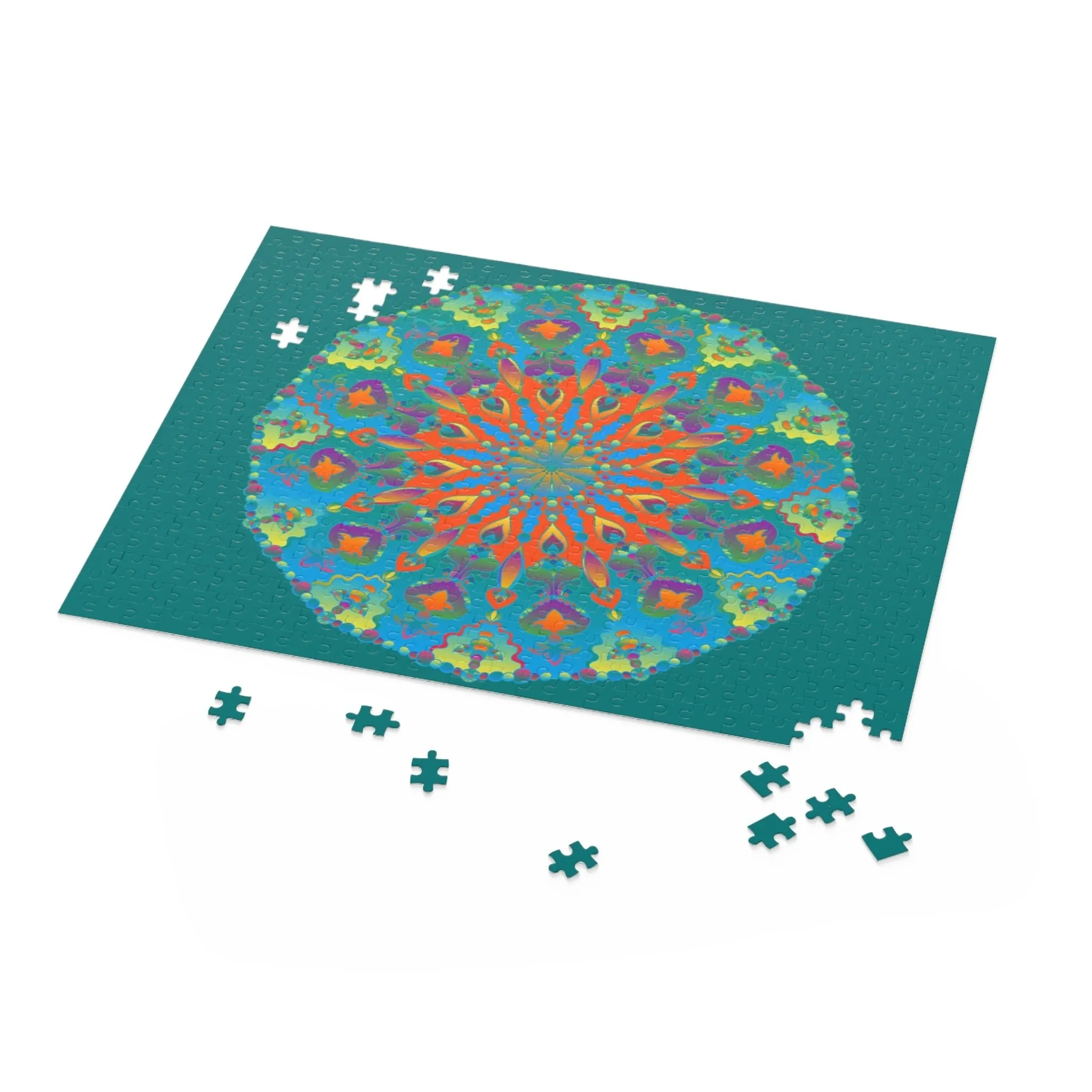 Mandala Art Puzzle - Colorful 252-500 Pieces