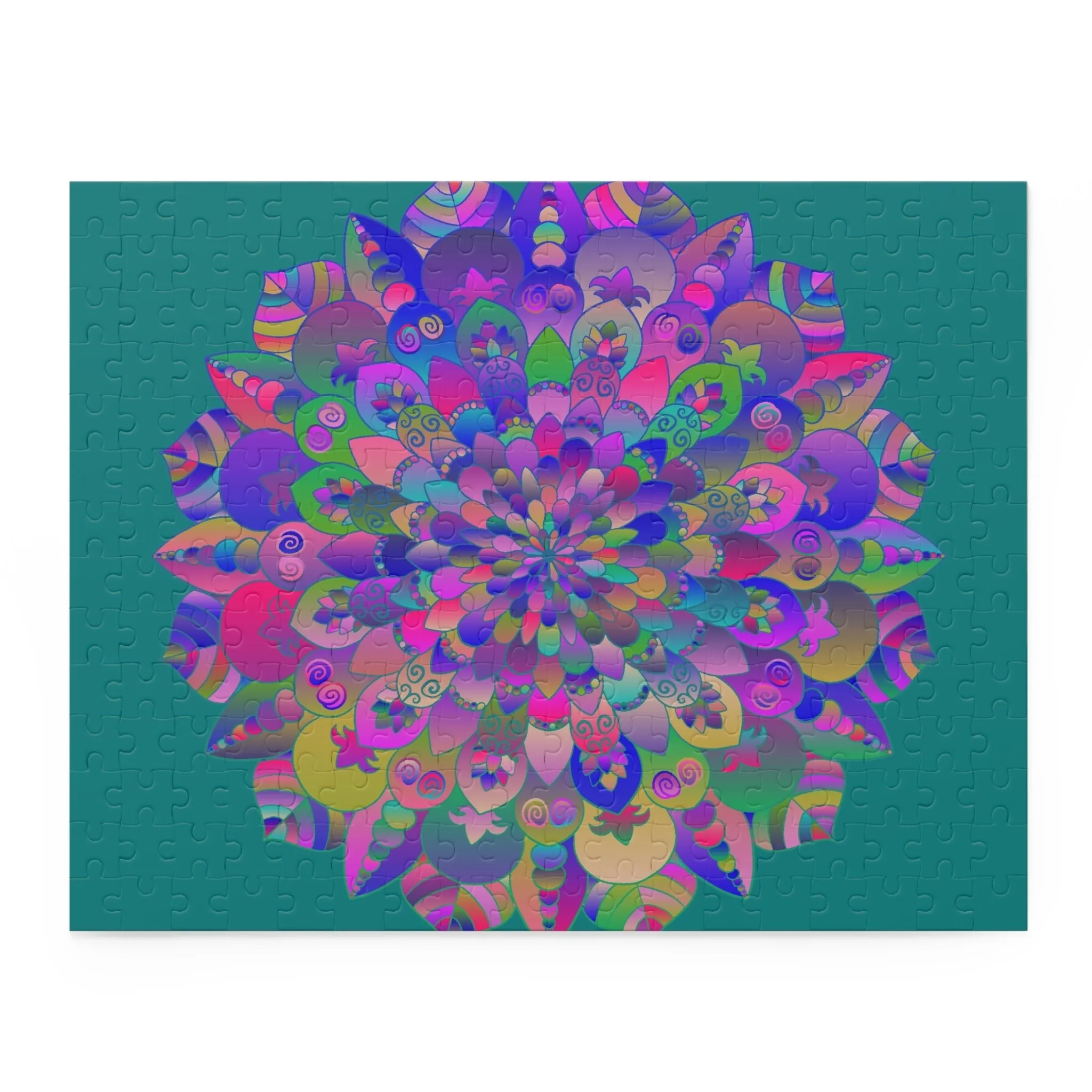 Mandala Art Puzzle: Colorful Meditation 252/500 Pieces