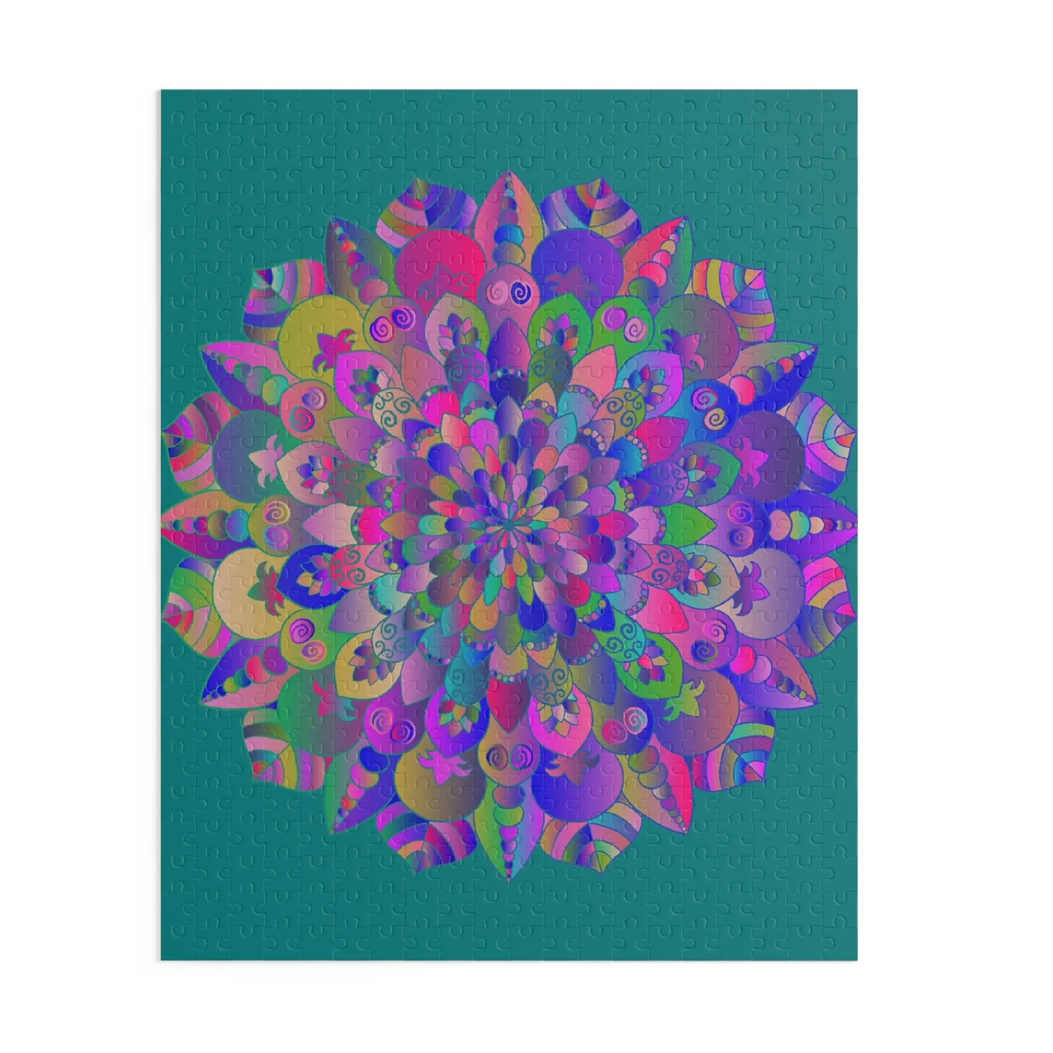 Mandala Art Puzzle: Colorful Meditation 252/500 Pieces