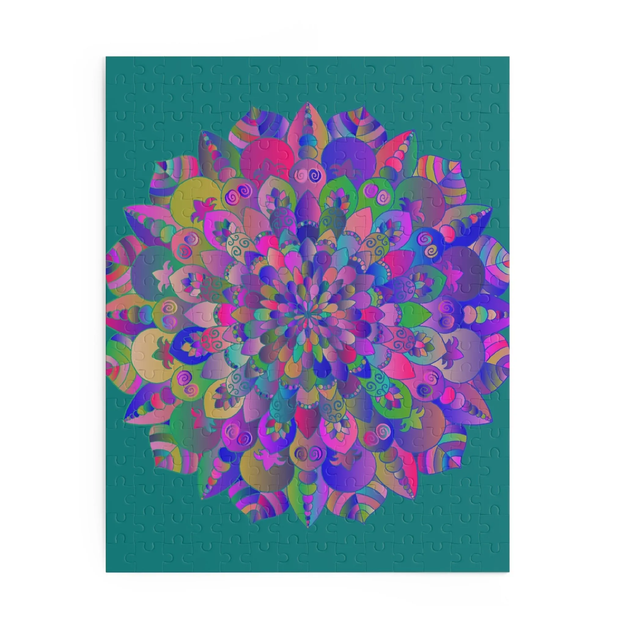 Mandala Art Puzzle: Colorful Meditation 252/500 Pieces