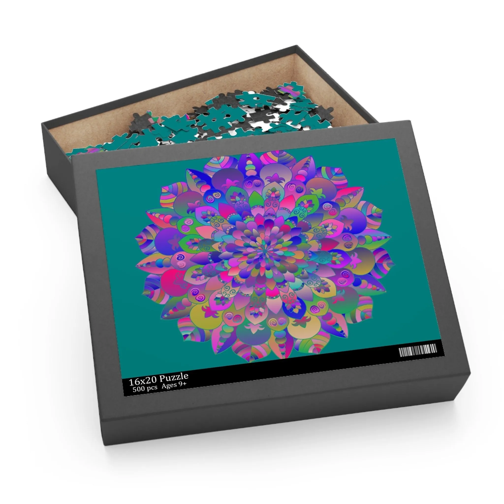 Mandala Art Puzzle: Colorful Meditation 252/500 Pieces