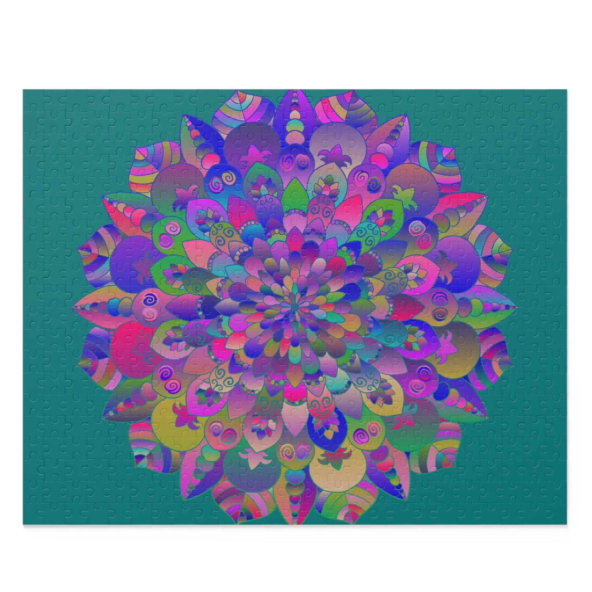 Mandala Art Puzzle: Colorful Meditation 252/500 Pieces