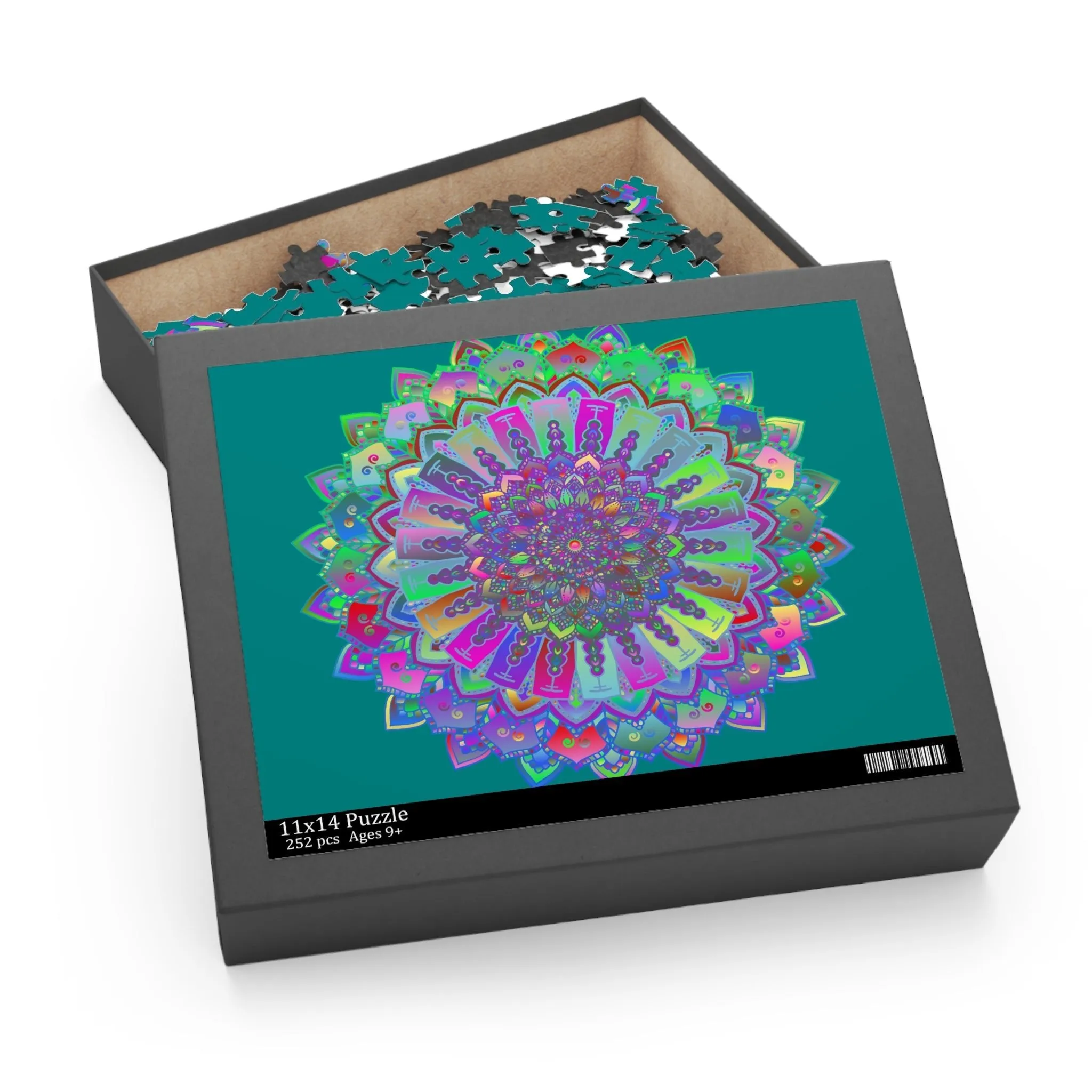 Mandala Art Puzzle: Intricate Design, 252/500 Pieces