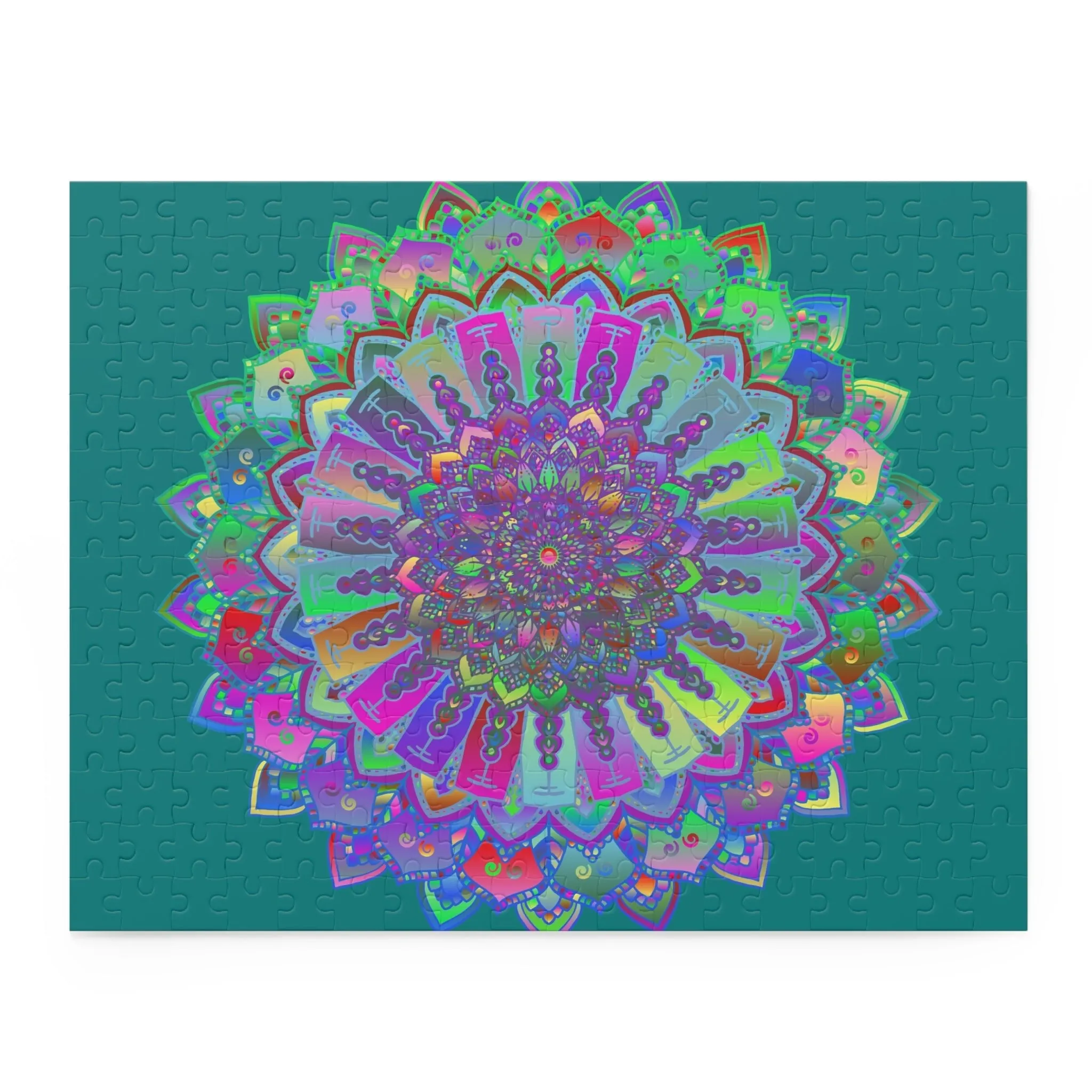 Mandala Art Puzzle: Intricate Design, 252/500 Pieces