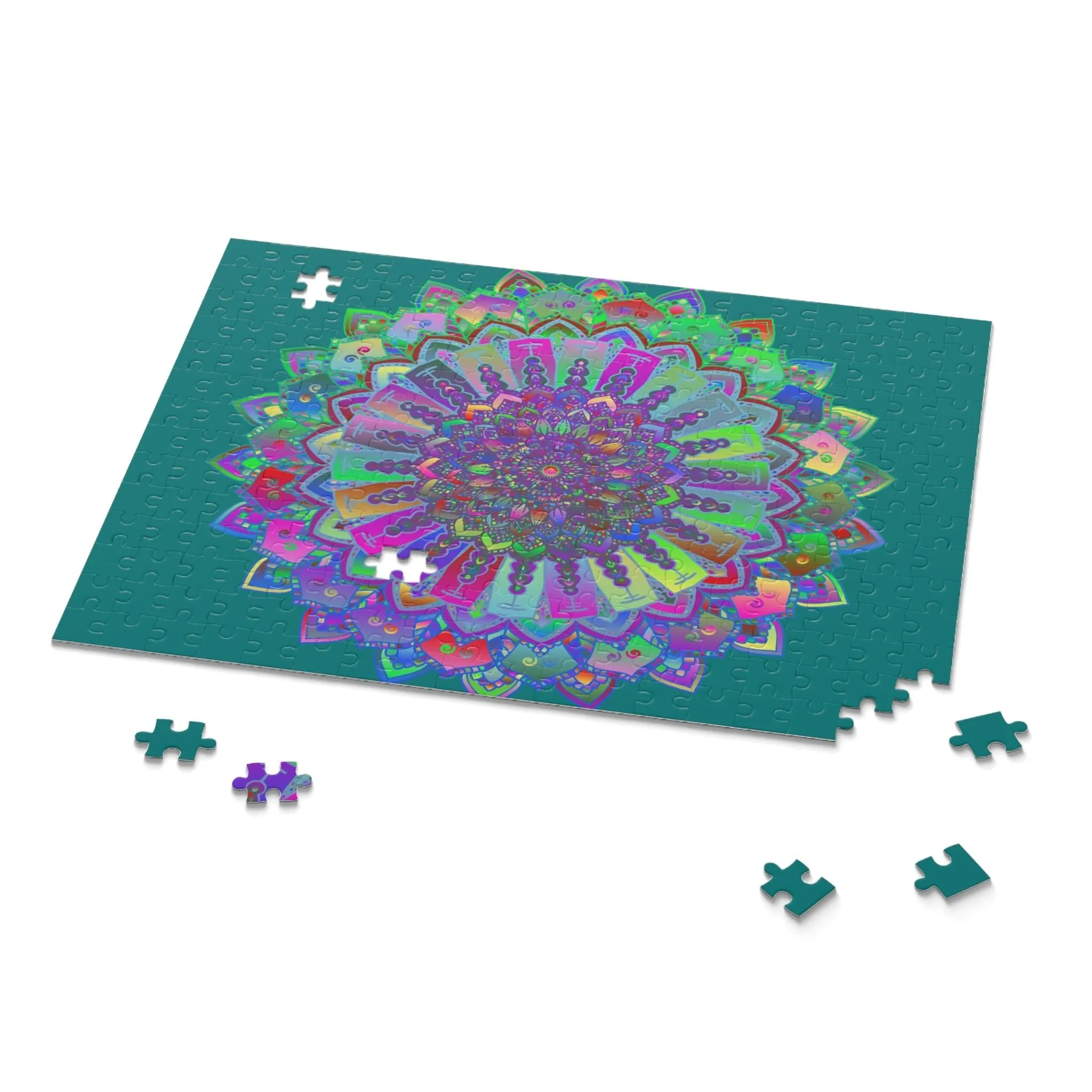 Mandala Art Puzzle: Intricate Design, 252/500 Pieces