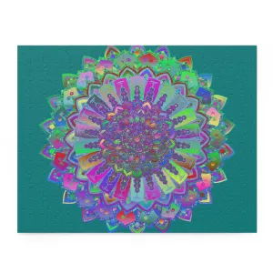Mandala Art Puzzle: Intricate Design, 252/500 Pieces