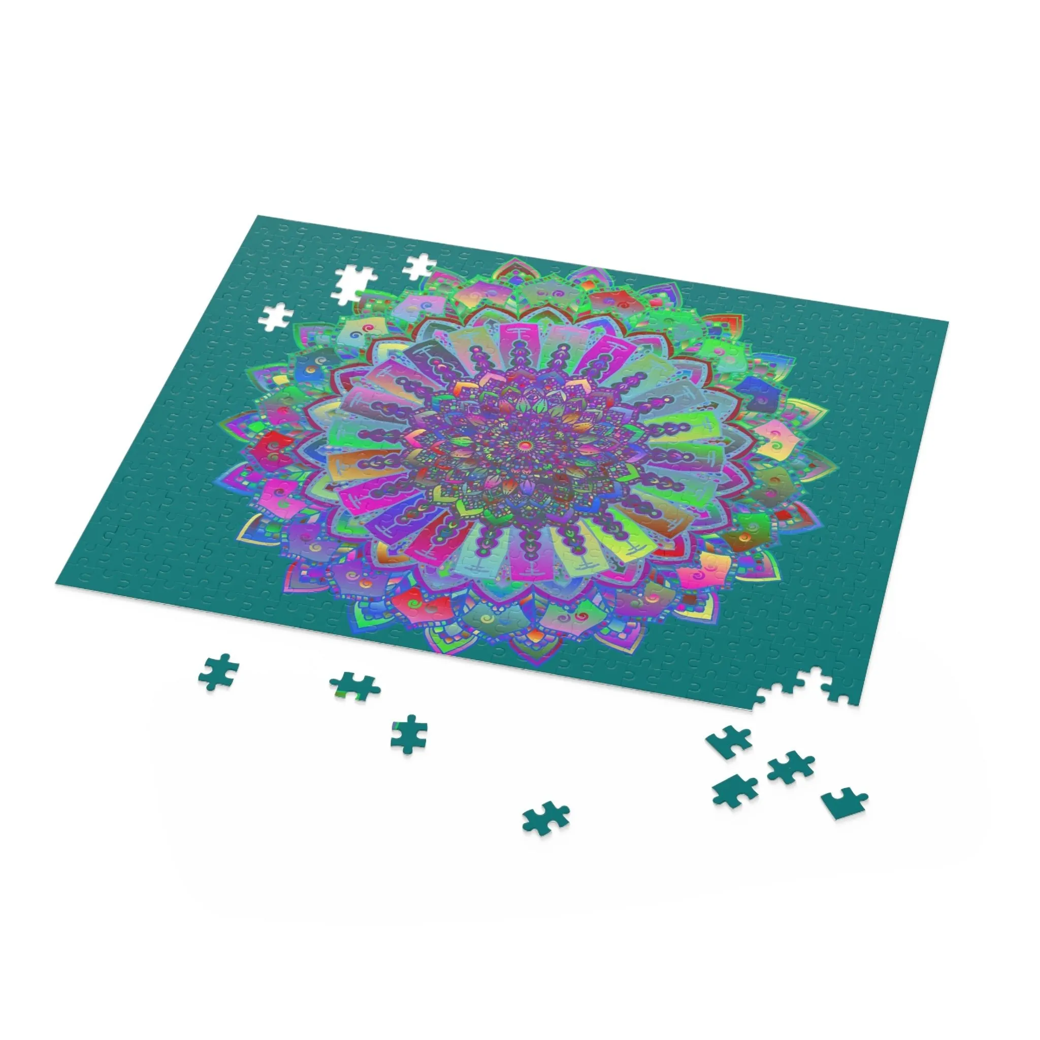 Mandala Art Puzzle: Intricate Design, 252/500 Pieces