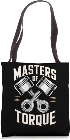 Mechanics Garage Life And Auto Car Guys Master Of Torque Tote Bag