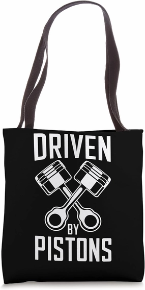 Mechanics Garage Life And Auto Car Guys Driven By Pistons Tote Bag