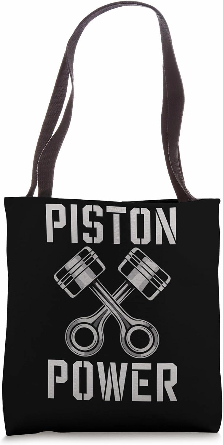 Mechanics Garage Life And Auto Car Guys Piston Power Tote Bag