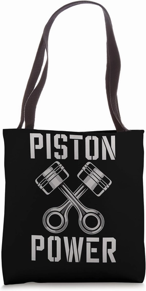 Mechanics Garage Life And Auto Car Guys Piston Power Tote Bag