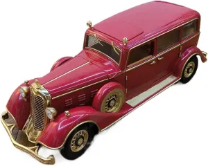 Metal Car Model 1:18 for Cadillac 8C 1932 Classic Car Model Hobbyist Miniature Vehicle Ornament Die Cast Vehicles