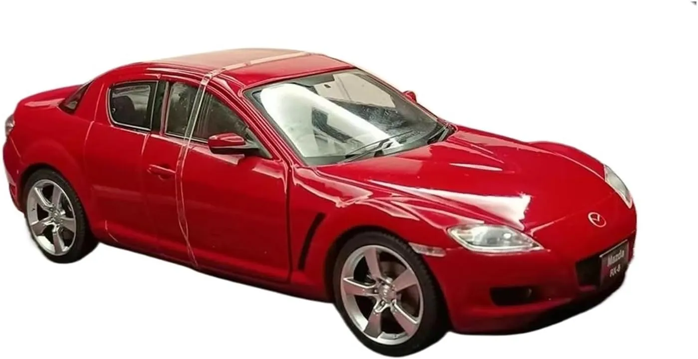 Metal Car Model 1:24 for Mazda Rx-8 2003 Die-cast Scale Alloy Car Static Model Home Decoration Die Cast Vehicles