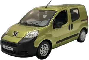 Metal Car Model 1:43 for Peugeot Bipper Tepee 2008 Van Miniature Car Model Souvenirs Simulation Vehicle Collection Die Cast Vehicles