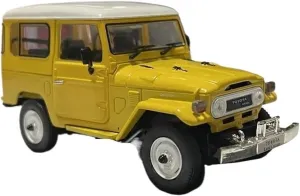 Metal Car Model 1:43 for Toyota Land Cruiser FJ40 1974 Diecast Car Model Scene Decoration Fan Collection Souvenir Die Cast Vehicles