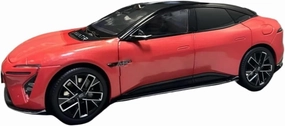 Metal Car Model 1:18 for Avita 06 Simulation New Energy Vehicle Model Static Ornaments Fan Souvenir Die Cast Vehicles(Red)