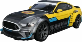 Metal Car Model 1:18 for Ford Mustang RTR Spec Wide Body Resin Car Model Miniature Vehicle Collection Die Cast Vehicles