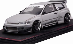 Metal Car Model 1:18 for Honda Civic EG6 Pandem 1:18 Classics Souvenir Cars Model Replica Vehicles Collection Die Cast Vehicles