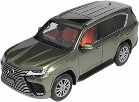 Metal Car Model 1:18 for Lexus LX600 SUV Simulation Alloy Static Car Model Classic Vehicle Vehicle Metal Collectible Die Cast Vehicles(White)