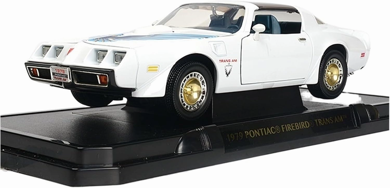 Metal Car Model 1:18 for Pontiac Firebird Sports Car Models Miniature Metal Vehicles Collectibles Die Cast Vehicles