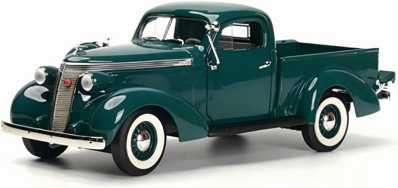 Metal Car Model 1:18 for Studebaker Truck 1937 Simulation Car Model Alloy Classic Metal Vehicles Ornaments Die Cast Vehicles