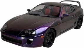Metal Car Model 1:18 for Toyota Supra A80 Alloy Sports Car Model Left Steering Right Steering Miniature Vehicle Die Cast Vehicles(Right Rudder)