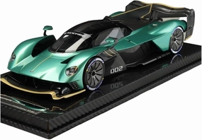 Metal Car Model 1:18 for Valkyrie AMR PRO Simulation Car Model Classic Roadster Vehicles Collection Die Cast Vehicles(Green)