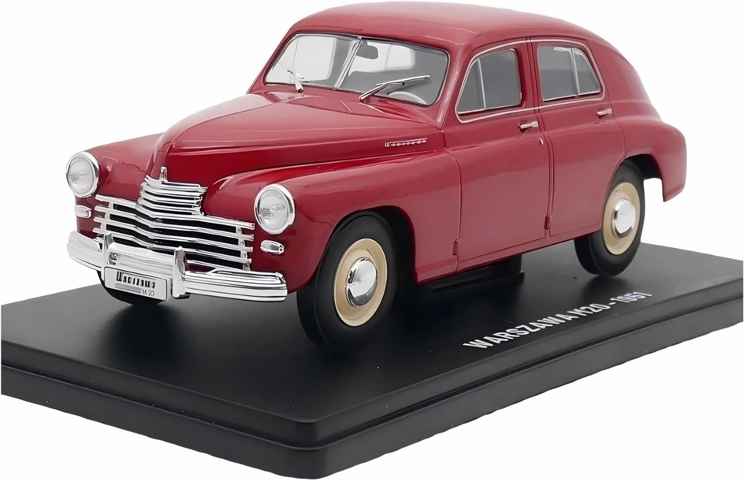 Metal Car Model 1:24 for Warszawa M20 1951 Metal Car Model Simulation Collection Decoration Die Cast Vehicles