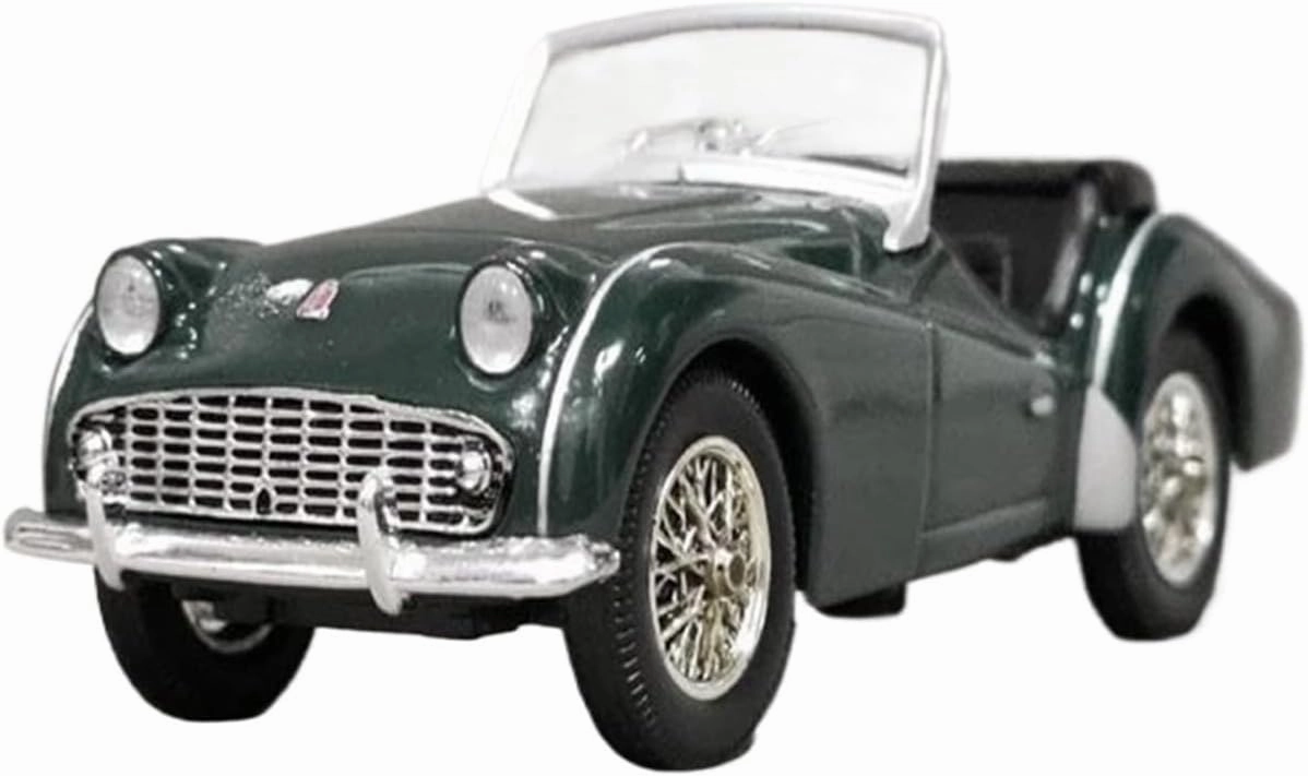 Metal Car Model 1:43 for British Vintage Convertible Car Model Diecast Metal Vehicles Miniature Collection Ornaments Die Cast Vehicles